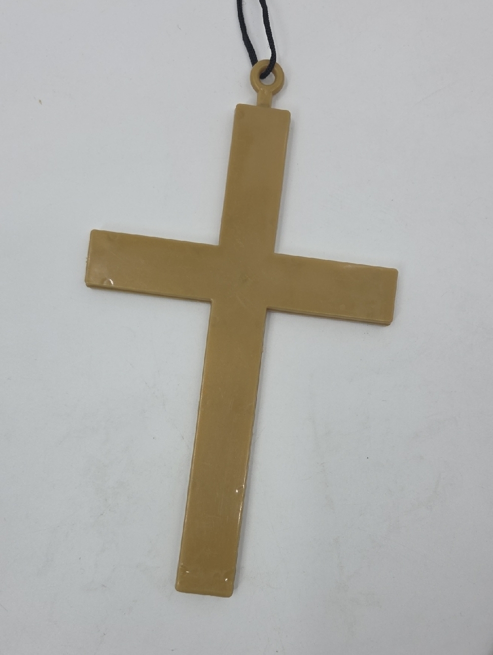 Children's Black Priest Costume with Gold Cross - Picture 16 of 16